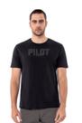Camiseta Hangar 33 Estampa Pilot Preto