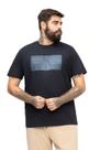 Camiseta Hangar 33 Plus Size Estampada Azul