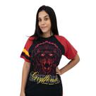 Camiseta Harry Potter Grifinória G Raglan Casas Hogwarts 100% Algodão Oficial (Tam. M) - Clube Comix