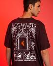 Camiseta harry potter - hogwarts - piticas tamanho:pcor:marromtema de variação:hogwarts