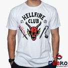 Camiseta HellFire Club 100% Algodão Stranger Things Geeko Camiseta HellFire Club 100% Algodão Stranger Things Geeko