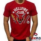 Camiseta Hellfire Club 100% Algodão Stranger Things Geeko