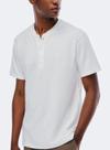 Camiseta Henley Manga Curta Hering 4FXQ Masculina Com Botões Malha Sarjada T. P/XXG
