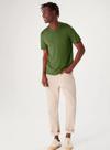 Camiseta Hering Básica Masculina Slim Em Malha Flamê Verde Tamanho P Camiseta Hering Básica Masculina Slim Em Malha Flamê Verde Tamanho P