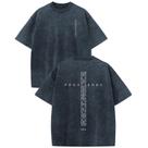Camiseta Hiehiety Christian Cross para homens de algodão com lavagem ácida Camiseta Hiehiety Christian Cross para homens de algodão com lavagem ácida