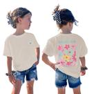 Camiseta Hiehiety Girls Christian Flower Graphics, de 5 a 6 anos