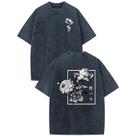 Camiseta Hiehiety Japanese Graphics Tees para homens Harajuku Rose Camiseta Hiehiety Japanese Graphics Tees para homens Harajuku Rose