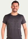 Camiseta Hitech toque gelado Poliamida Pionieri Zig Zag Chumbo Camiseta Hitech toque gelado Poliamida Pionieri Zig Zag Chumbo