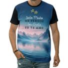 Camiseta Ho'oponopono Autocura Havaiana Eu Te Amo Obrigado