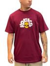 Camiseta hocks adulto planta - bordo