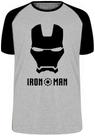 Camiseta Homem Ferro Blusa Plus Size extra grande adulto ou infantil