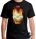 Camiseta Homem Ferro máscara Blusa criança infantil juvenil adulto camisa tamanhos