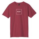 Camiseta Huf Essentials Box Logo Masculina Vermelho Camiseta Huf Essentials Box Logo Masculina Vermelho