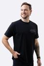 Camiseta HUPI Casual Preta Let's Go Racing