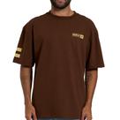 Camiseta Hurley Block Party Maxfit WT26 Masculina Marrom Camiseta Hurley Block Party Maxfit WT26 Masculina Marrom