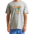Camiseta Hurley Drink WT24 Masculina Mescla Cinza Camiseta Hurley Drink WT24 Masculina Mescla Cinza