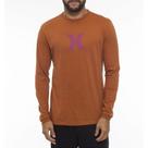 Camiseta Hurley Manga Longa Icon WT23 Ocre