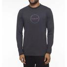 Camiseta Hurley Manga Longa Inside WT23 Preto Mescla Camiseta Hurley Manga Longa Inside WT23 Preto Mescla