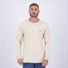 Camiseta Hurley Manga Longa Mini Icon Bege