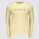 Camiseta Hurley One e Only I Manga Longa Amarela