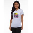 Camiseta hurley silk flower leaf fem Camiseta hurley silk flower leaf fem