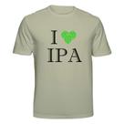 Camiseta I Love IPA Cerveja Artesanal Cor:CáquiTamanho:P