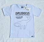 Camiseta infantil 8 anos branca