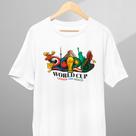 Camiseta Infantil Adulto Copa do Mundo 2026 Aguia Urso Onça Taça 100% Algodão Premium