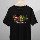 Camiseta Infantil Adulto Copa do Mundo 2026 Aguia Urso Onça Taça 100% Algodão Premium