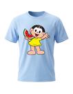 Camiseta infantil adulto unissex da turma da Monica , tecido 100% algodao macio 30.1 , confortavel