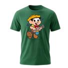 Camiseta infantil adulto unissex do chico Bento da turma da Monica , tecido 100% algodao 30.1.