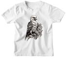 Camiseta Infantil Aguia Monocromatica Tatoo