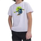 Camiseta Infantil Alien skatista