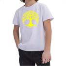Camiseta Infantil Arvore da vida amarela