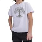 Camiseta Infantil Arvore da vida cinza