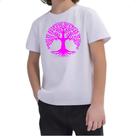 Camiseta Infantil Arvore da vida pink