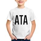 Camiseta Infantil ATA - Foca na Moda