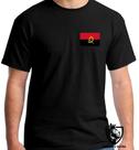 Camiseta Infantil até Plus Size Bandeira Angola Africa Camiseta Infantil até Plus Size Bandeira Angola Africa