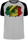 Camiseta Infantil até Plus Size Bandeira Senegal Africa Camiseta Infantil até Plus Size Bandeira Senegal Africa