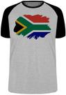 Camiseta Infantil até Plus Size Bandeiras Africa Do Sul Camiseta Infantil até Plus Size Bandeiras Africa Do Sul