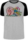 Camiseta Infantil até Plus Size Bob Esponja Gary Meow Caracol Camiseta Infantil até Plus Size Bob Esponja Gary Meow Caracol
