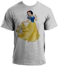 Camiseta Infantil até Plus Size Branca De Neve Princesa Da Maca