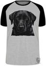 Camiseta Infantil até Plus Size Cachorro Cao Dog Labrador Preto Black Camiseta Infantil até Plus Size Cachorro Cao Dog Labrador Preto Black