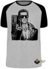 Camiseta Infantil até Plus Size Exterminador Do Futuro Terminator Arnold Schwarzenegger