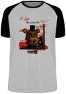 Camiseta Infantil até Plus Size Five Night At Freddys Five Urso