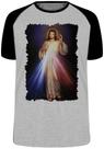 Camiseta Infantil até Plus Size Jesus Cristo Deus Coracao Sagrado Cristao Rei