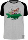 Camiseta Infantil até Plus Size Jetsons Nave Desenho Antigo Hanna Barbera