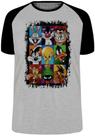 Camiseta Infantil até Plus Size Pernalonga Frajola Taz Mania Piu Piu Patolino Coiote Marvin Marciano Ligeirinho Pepe Le Pew