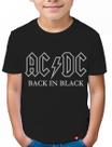Camiseta Infantil back in black Camiseta Infantil back in black