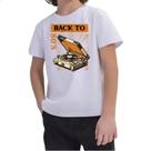 Camiseta Infantil Back to anos 80 vitrola